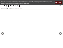 Tablet Screenshot of gpa-procurement.com